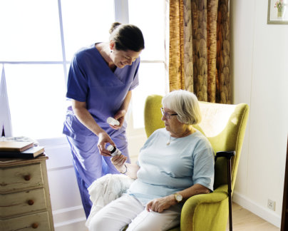 assisting the elderly