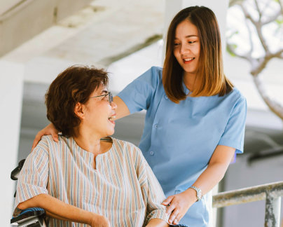 taking care of elderly